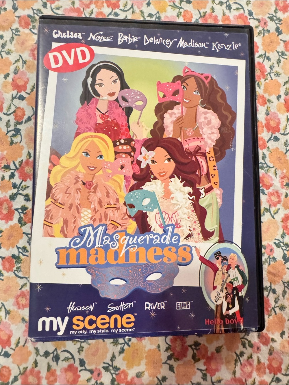 Barbie My Scene Masquerade Madness DVD - Purple & Pink Cover Art